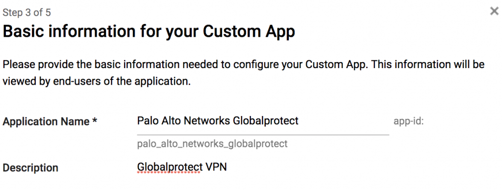 Globalprotect Custom App